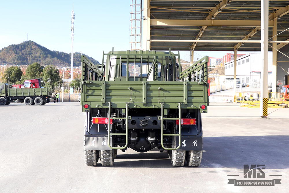 6x4东风越野卡车_210马力平头排半驾驶室改装运输车_东风货车出口特价整车