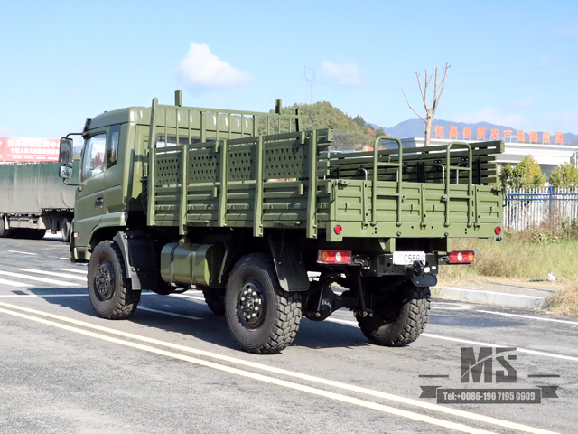 东风4X4越野卡车_2070平头驾驶室运输车_四轮驱动出口专用整车