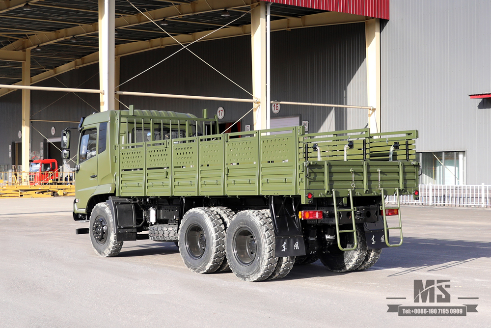 6x4东风越野卡车_210马力平头排半驾驶室改装运输车_东风货车出口特价整车