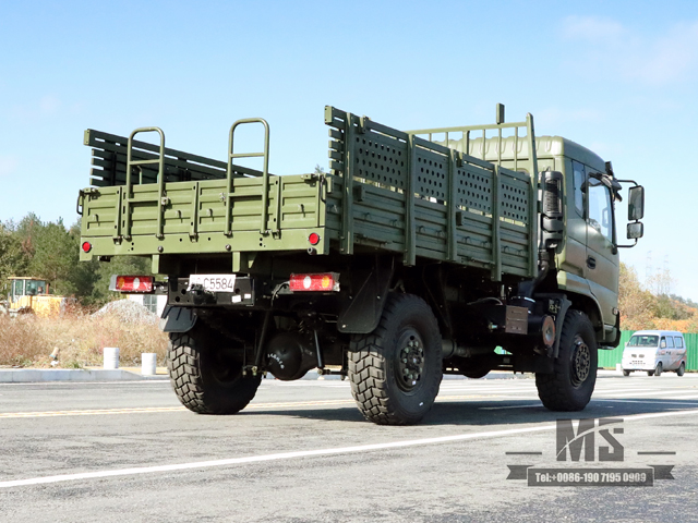 东风4X4越野卡车_2070平头驾驶室运输车_四轮驱动出口专用整车