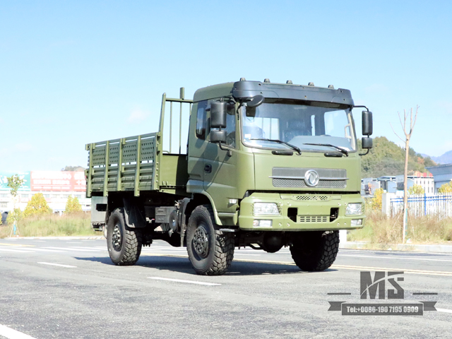 东风4X4越野卡车_2070平头驾驶室运输车_四轮驱动出口专用整车