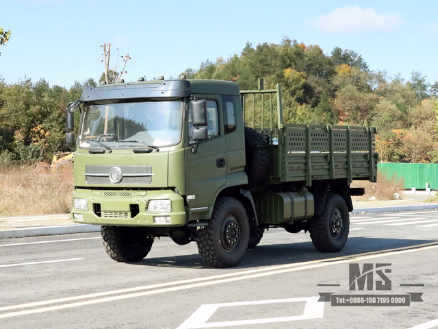 东风4X4越野卡车_2070平头驾驶室运输车_四轮驱动出口专用整车