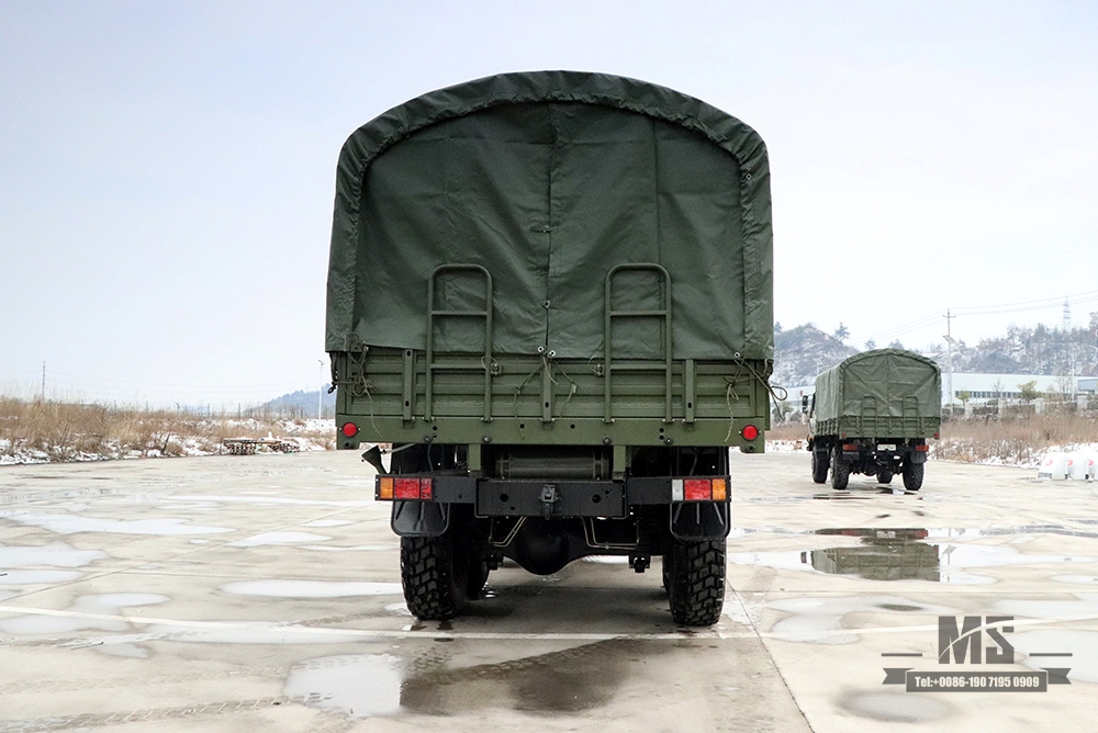 东风六驱EQ2100越野车_6*6 3.5T经典军绿长头卡车带篷布杆出售_东风245柴油运兵车出口特价整车 