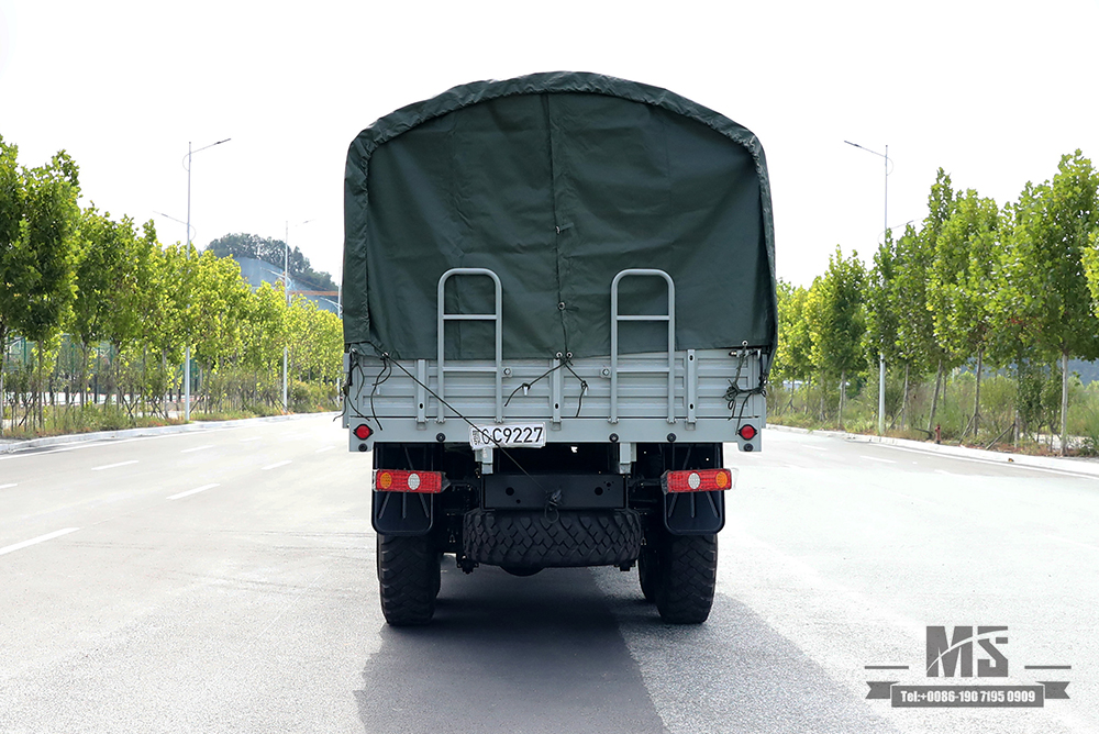 6*6东风EQ2100越野卡车_3.5T尖头单排六轮驱动货车出售_出口特价整车