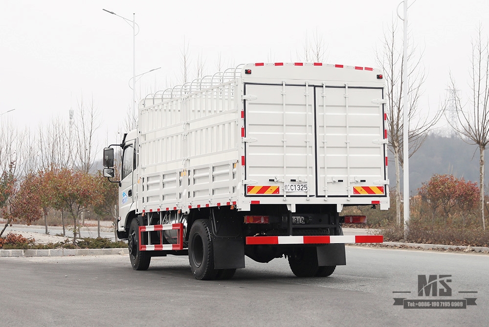 东风4*2篦条运输车_东风210马力平头商用整车_东风敞篷车出售_出口专用卡车