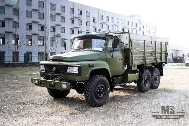 东风军绿EQ2100越野车_6×6 190马力经典尖头越野整车出售_东风6WD 245柴油运兵车出口特价整车 