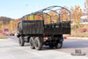 东风EQ2102越野三轴卡车_190马力六轮驱动黑色货物整车_全轮驱动EQ2102G出口专用整车