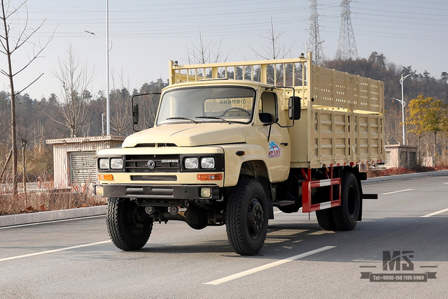 170马力东风四轮驱动EQ1093卡车_4*4长头单排驾驶室越野卡车改装厂家_东风四驱卡车出口专用卡车