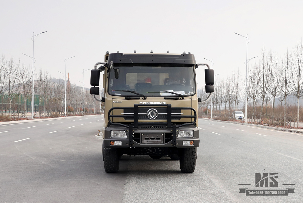 210马力东风六轮驱动自卸卡车_ 6×6平头自卸车6*6越野运输卡车_出口特价整车