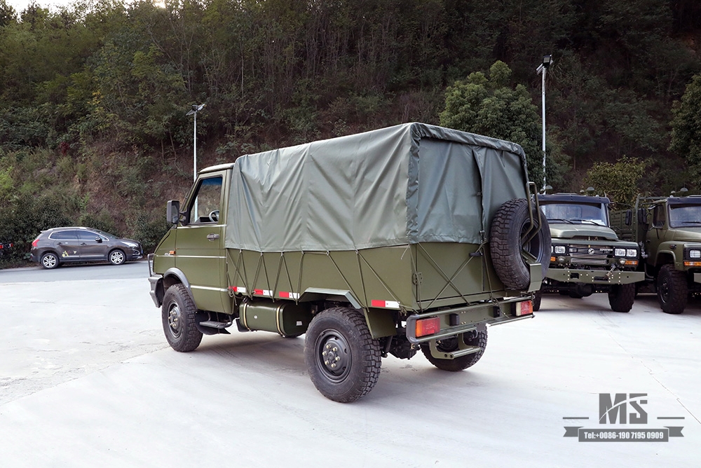4×4依维柯四轮驱动卡车绿色4*4依维柯卡车短头小型越野整车四驱出口特价整车