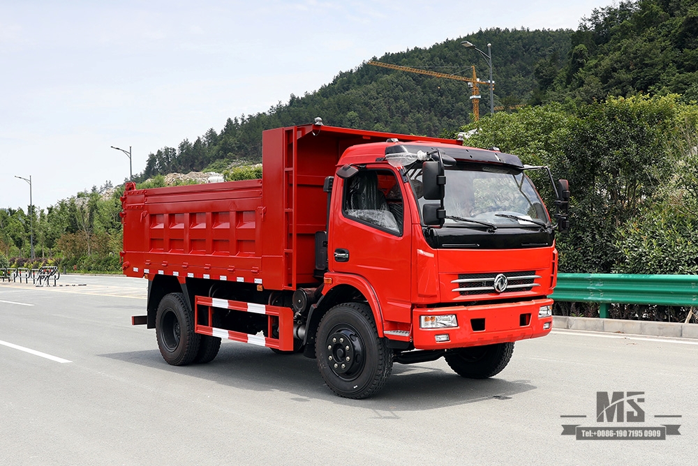 4×2 160HP小自卸卡车_左/右轻卡5T单排微卡改装厂家_东风出口专用卡车