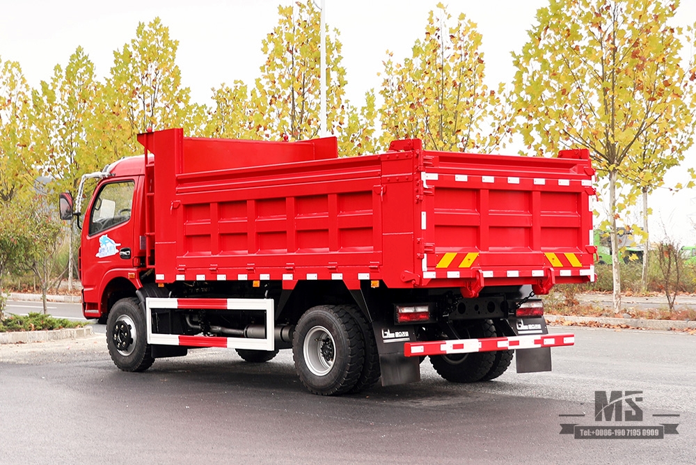 东风4×2轻型自卸卡车 160HP小型自卸车_左/右手5吨单排微型卡车改装制造商_出口专用卡车