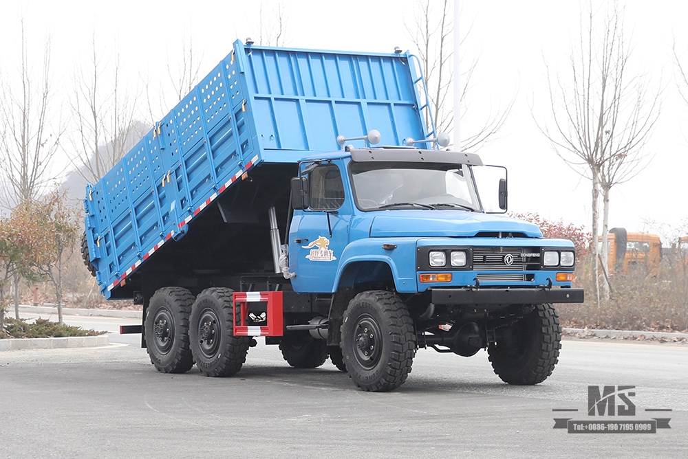 170马力EQ2082 自卸卡车_东风六驱EQ2082越野自卸车_双玻240运输车_6×6尖头25Y卡车出口专用车