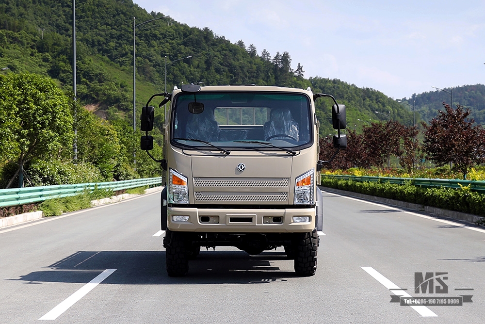 米色 190HP 东风 EQ2082 6WD 越野卡车_东风六轮驱动平头 6X6 柴油货车运输卡车_出口特价 整车
