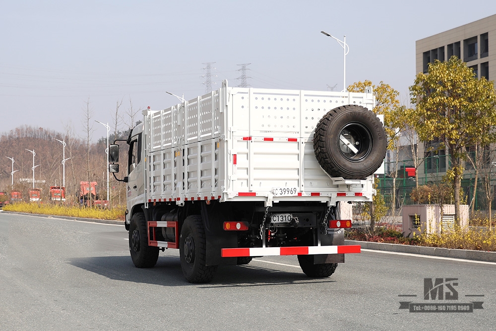 210马力东风四轮驱动13吨自卸车_4x4集装箱高度越野卡车_双轴矿用自卸车出口专用整车