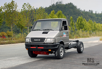 银色 113hp 依维柯 4*4 底盘_四轮驱动小型 底盘 依维柯短头 底盘_4WD 出口特价 整车 底盘 