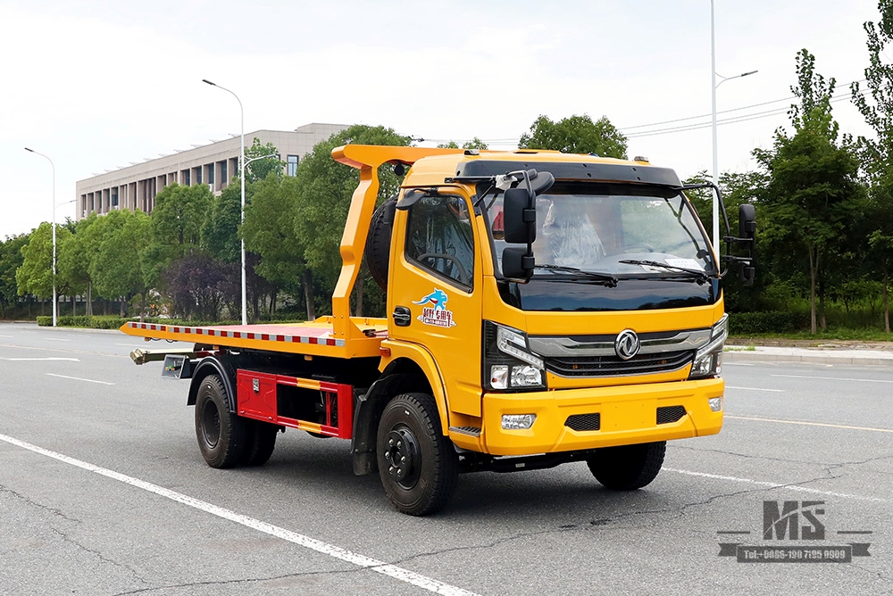 东风4*2清障车半地板清障车东风道路救援清障整车出口专用拖车