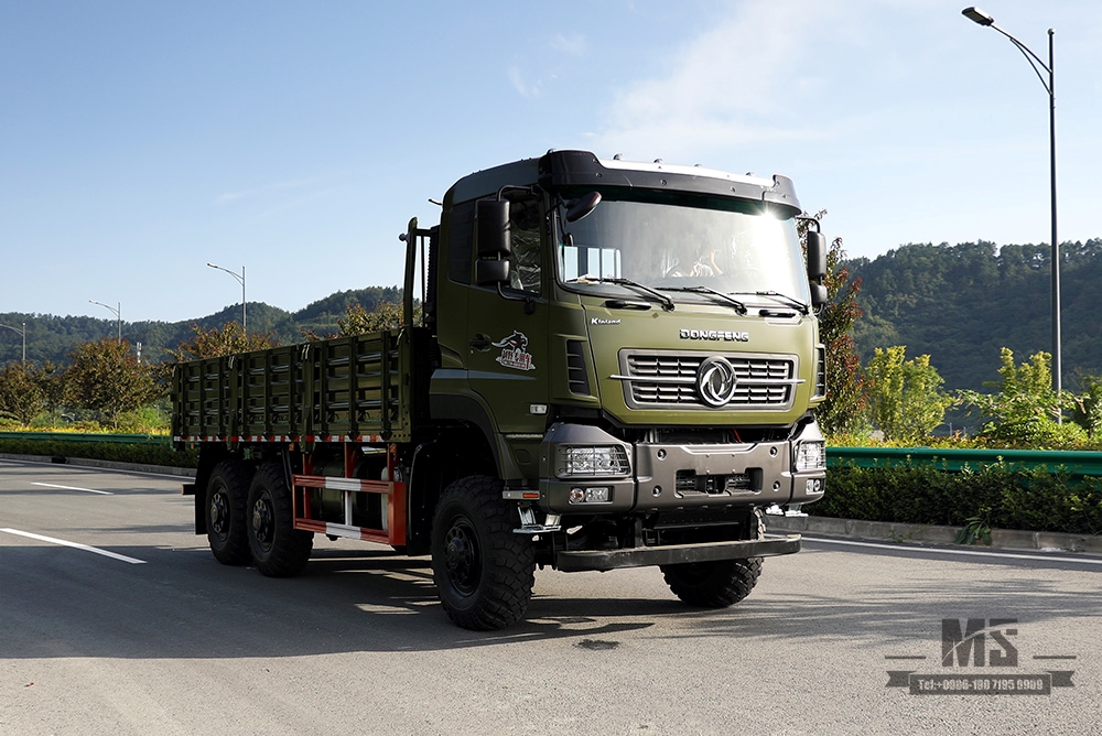 340马力东风六轮驱动越野卡车6×6东风平头一排半货车整车 全驱 6*6出口特价整车