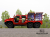 六轮驱动EQ5096双排300马力防护紧急救援整车 |消防指挥部 整车 东风 6×6 防护装甲车 整车 |中国 