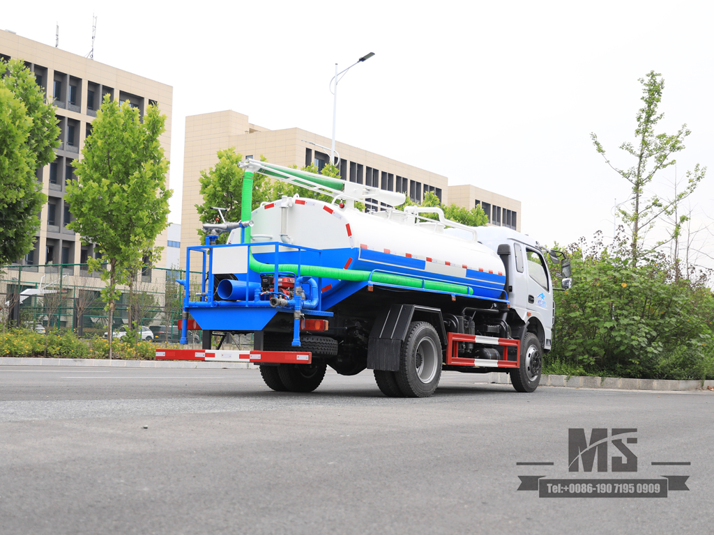 东风4x2吸污车|真空车| 8速专用车|中国 |油罐车。