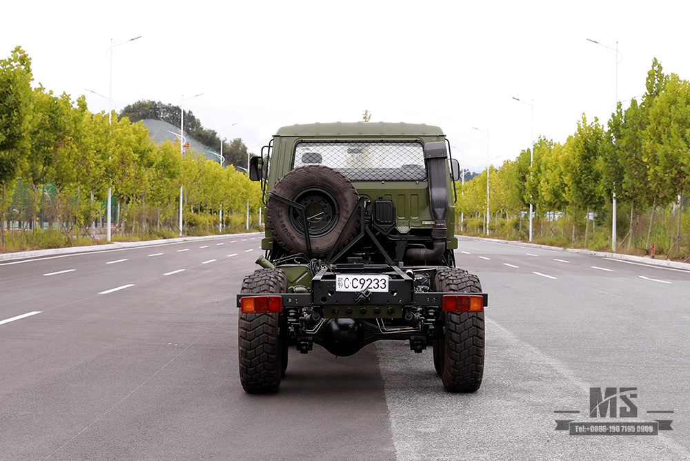 190马力军绿东风EQ2102六驱底盘_6×6 EQ246 153双排驾驶室越野底盘_东风出口专用整车 底盘