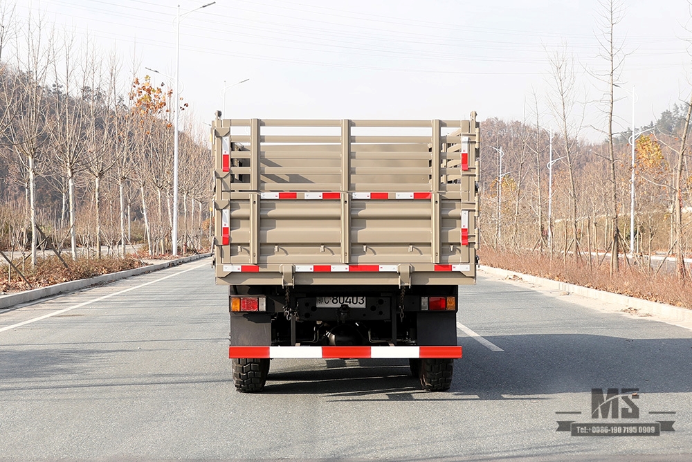 170马力东风EQ2082谷仓车_六轮驱动越野专用车_6WD双玻240 2.5T卡车_全轮驱动25Y卡车出口专用车