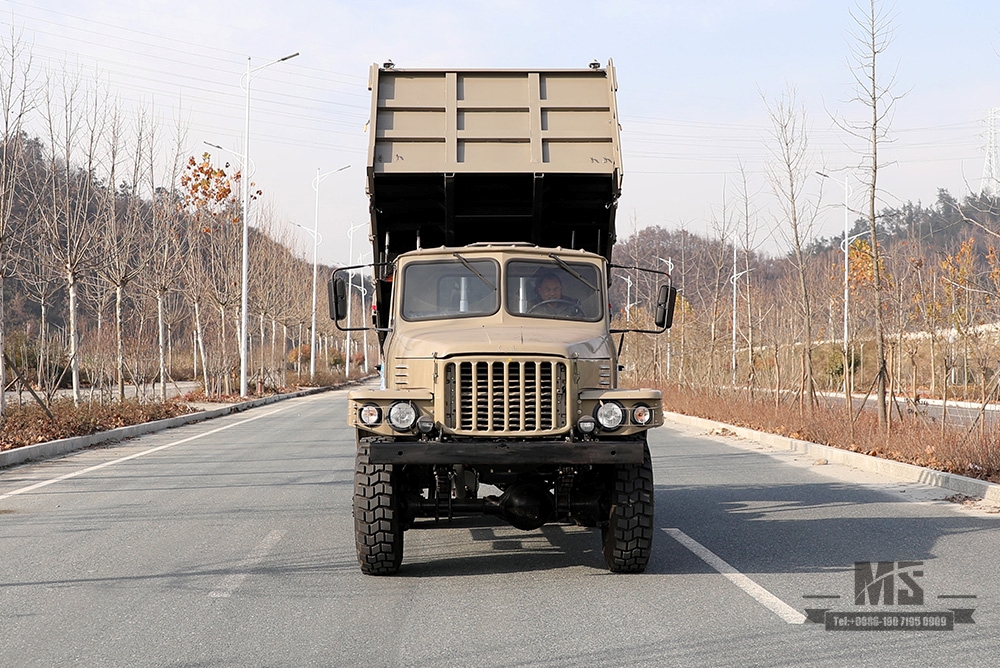 东风EQ2082谷仓自卸卡车_170马力六轮驱动越野自卸卡车_6WD 240 2.5T卡车_全轮驱动25Y卡车出口特价整车