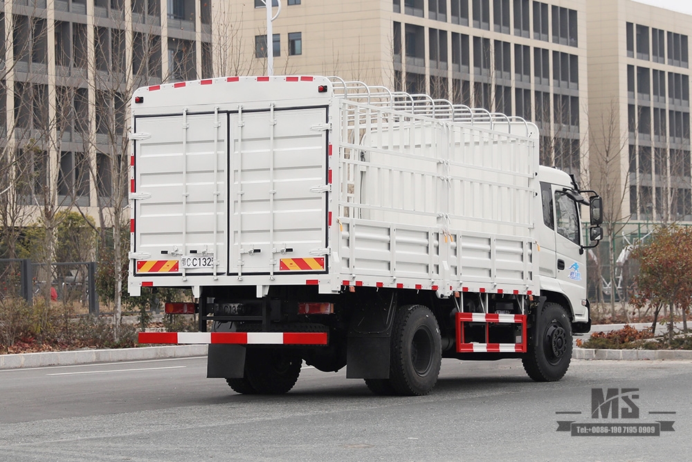 东风4*2篦条运输车_东风210马力平头商用整车_东风敞篷车出售_出口专用卡车