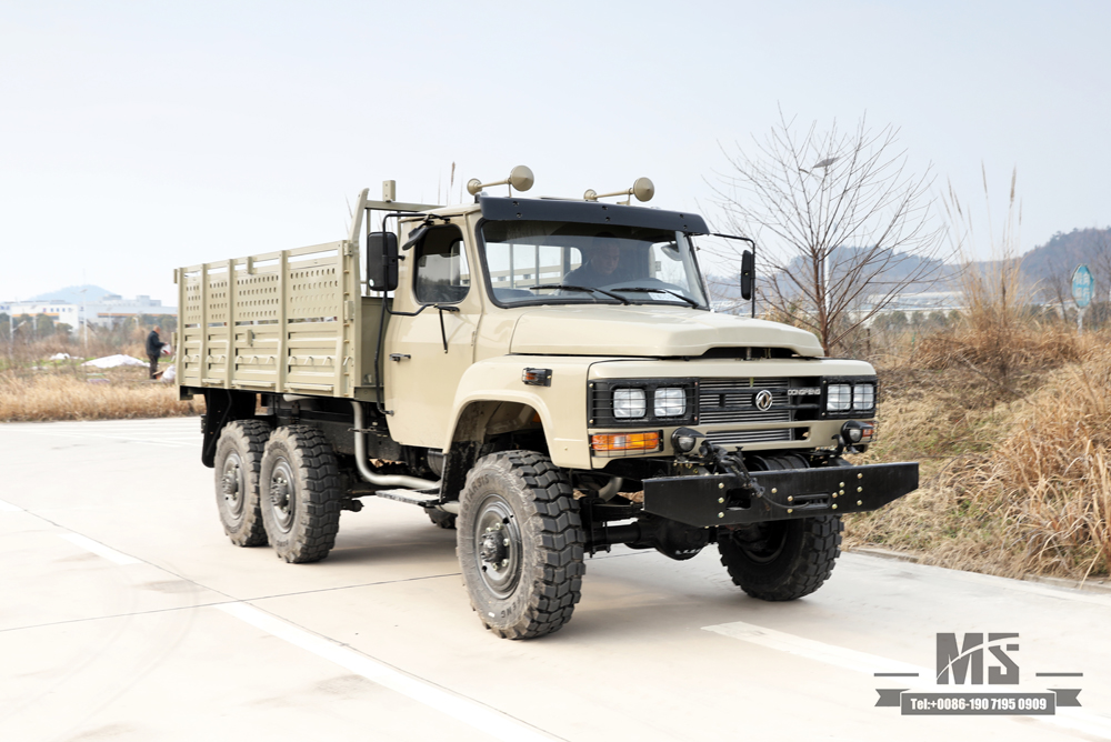 六驱EQ2082 东风EQ2082_6×6 170马力尖头单排越野专用车_240运输整车_出口专用整车