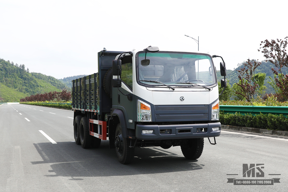 5T 6WD 轻型自卸卡车_6*6 260hp 柴油越野自卸卡车_六轮驱动东风山猫自卸卡车出售_出口专用整车