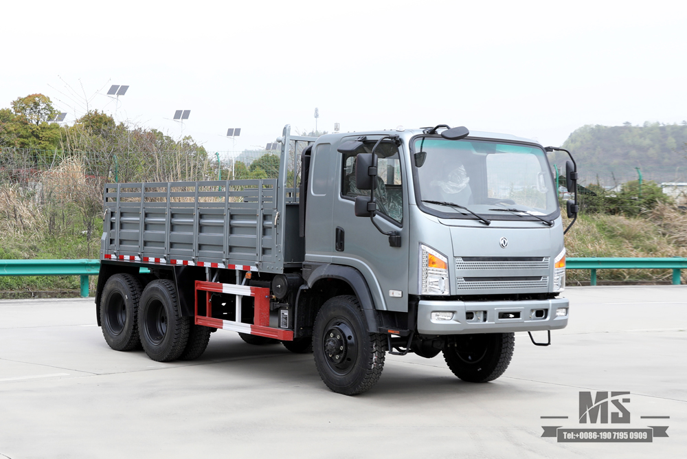 东风EQ2082六轮驱动卡车_6WD 170hp平头“山猫”小型非越野轮胎EQ240卡车配置_6*6出口专用整车制造商