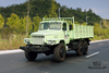 东风六驱EQ2100越野卡车_190马力东风3.5T三轴薄荷绿单排尖头全驱卡车_出口专用整车 