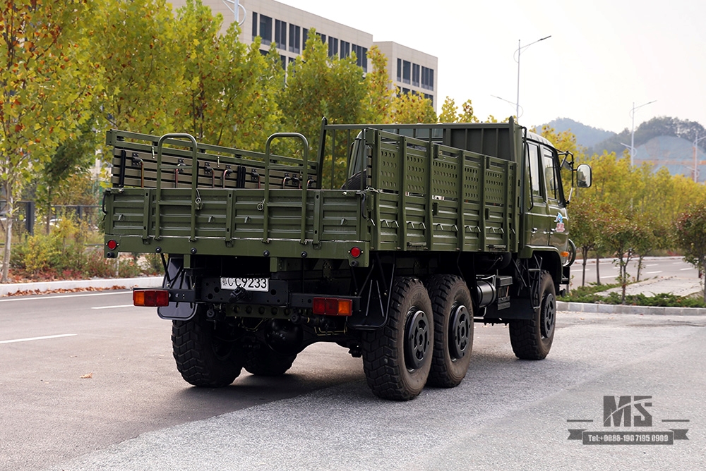 190马力东风EQ2102六轮驱动卡车_6×6 EQ246 153双排驾驶室军绿卡车_东风卡车出口专用整车