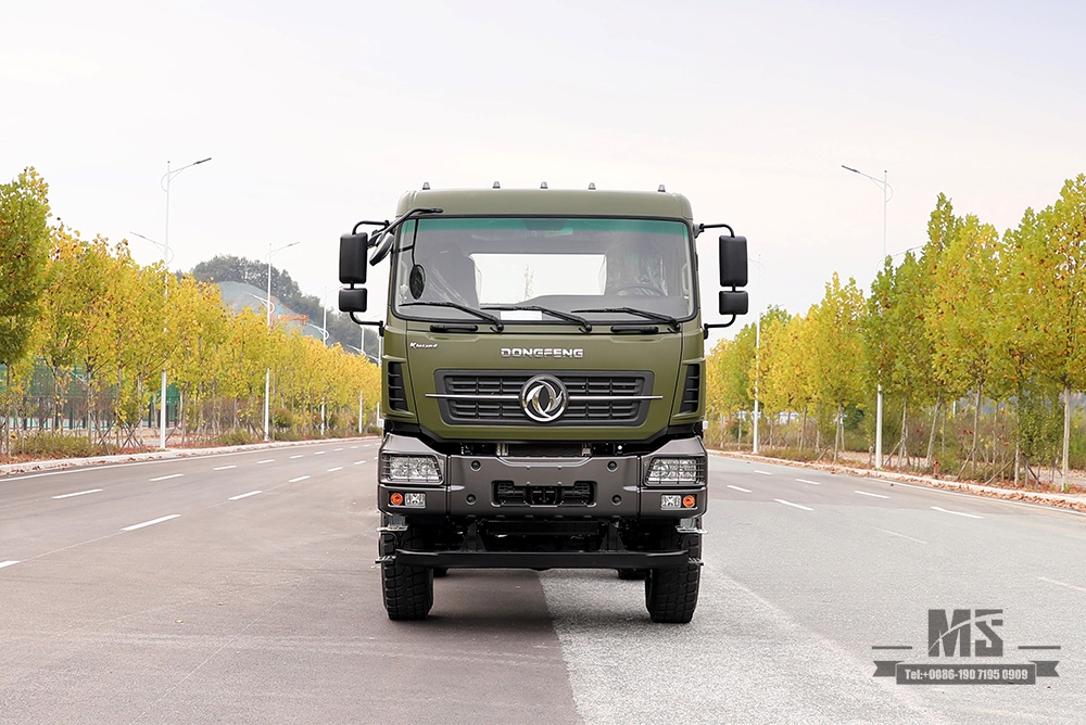 450HP东风六轮驱动重型卡车底盘改装_6×6重型卡车三轴商用整车 底盘_6WD后双15T定制底盘出口特价底盘