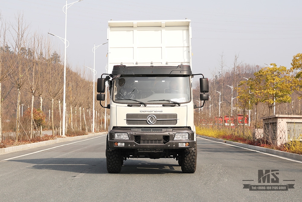 东风四轮驱动13吨自卸车_210马力4x4矿用自卸车集装箱高度越野卡车_两轴出口专用整车