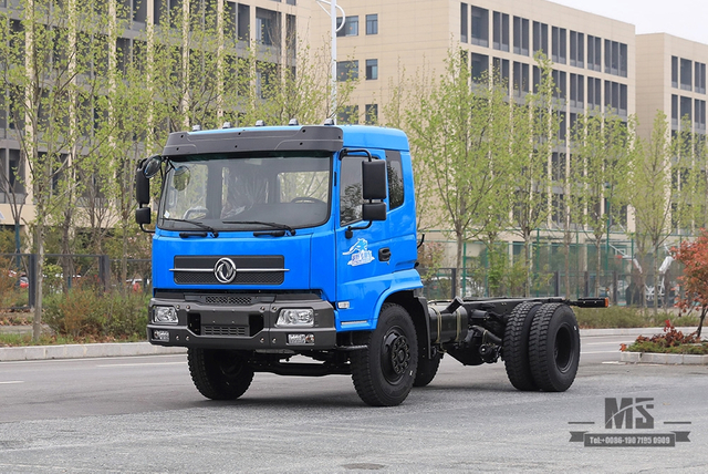 210马力东风4*2洒水车底盘_绿化洒水车底盘商用整车_东风洒水罐车 底盘出售_出口专用卡车底盘