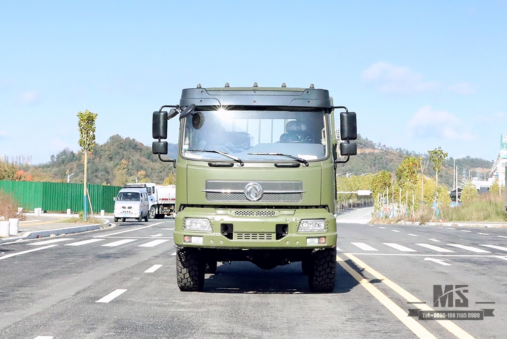 东风四轮驱动货车_4*4新型驾驶室越野车_4WD长途卡车出口专用整车