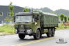 东风 210 马力六轮驱动货车_6*6 军绿色平头运输车带篷布杆保险杠改装制造商_东风 6WD 出口特价 整车
