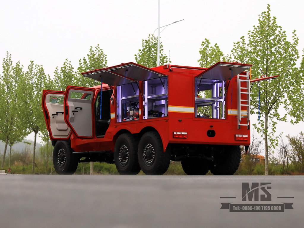 六轮驱动EQ5096双排300马力防护紧急救援整车 |消防指挥部 整车 东风 6×6 防护装甲车 整车 |中国 