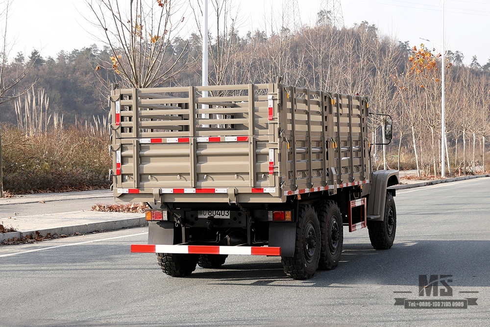 170马力东风EQ2082谷仓车_六轮驱动越野专用车_6WD双玻240 2.5T卡车_全轮驱动25Y卡车出口专用车