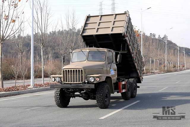 东风EQ2082谷仓自卸卡车_170马力六轮驱动越野自卸卡车_6WD 240 2.5T卡车_全轮驱动25Y卡车出口特价整车