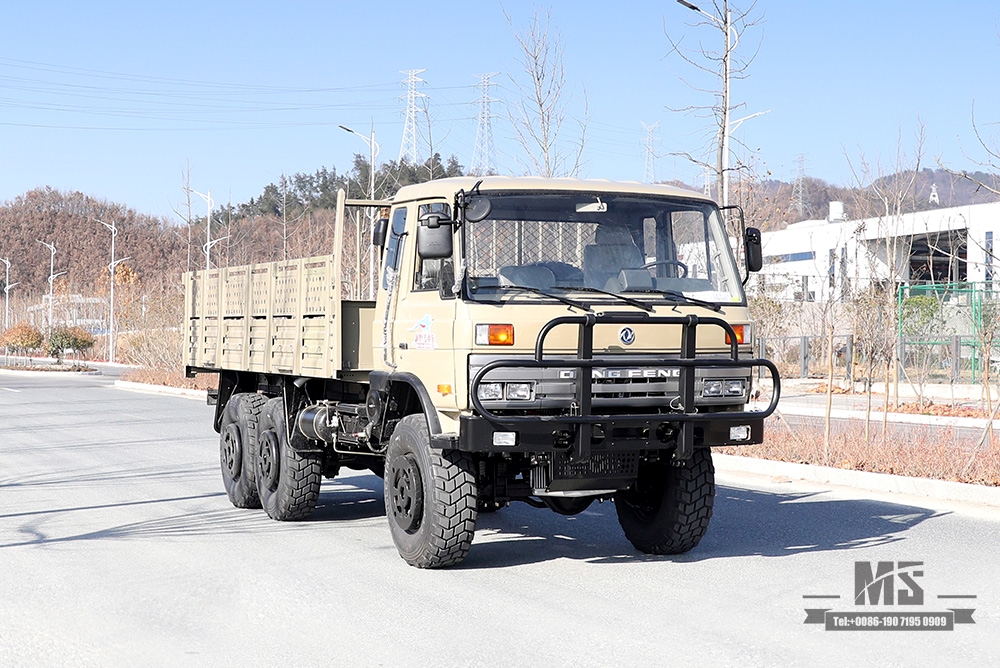 EQ2102 东风六轮驱动越野卡车_ 6×6 驼灰色半 153 驾驶室运输卡车_东风经典全驱卡车出口专用整车
