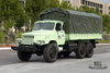 EQ2100E6D薄荷绿东风六驱越野车_190马力东风245单排尖头全驱货车_出口专用整车