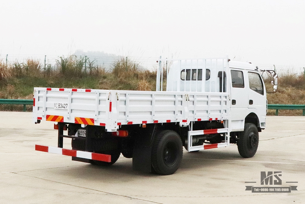 东风四轮驱动轻型卡车_小型卡车定制双排驾驶室4*4越野整车_东风卡车出售出口特价整车