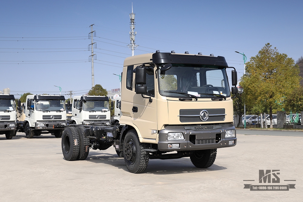 东风4*2底盘_210马力一排半驾驶室卡车底盘商用整车_东风4*2卡车底盘出售_出口特价整车{[ t16]}