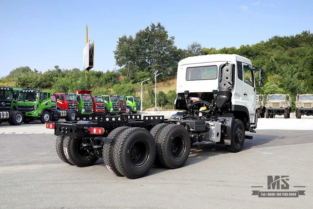 280马力重型商用整车 底盘_东风6×4 自卸卡车 底盘改装_东风越野三轴前5T后双10T专用整车