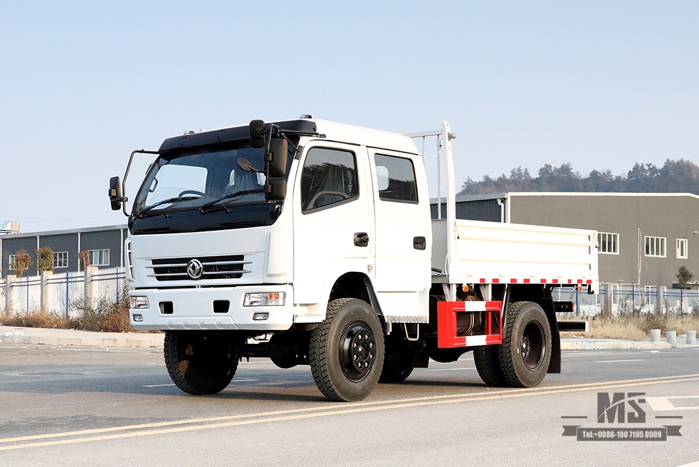 东风四轮驱动轻型货车_4*4双排小型运输车_东风四驱出口专用卡车