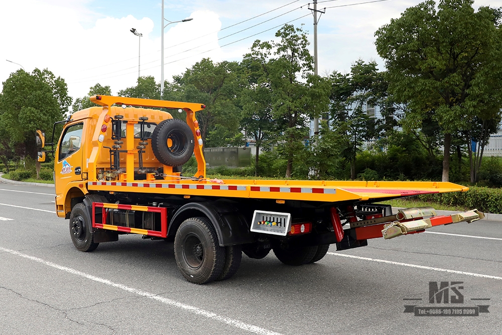 东风4*2清障车半地板清障车东风道路救援清障整车出口专用拖车