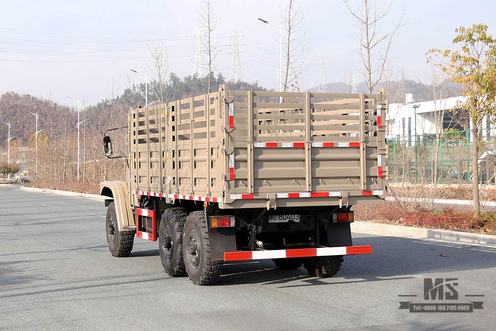 170马力东风EQ2082谷仓车_六轮驱动越野专用车_6WD双玻240 2.5T卡车_全轮驱动25Y卡车出口专用车