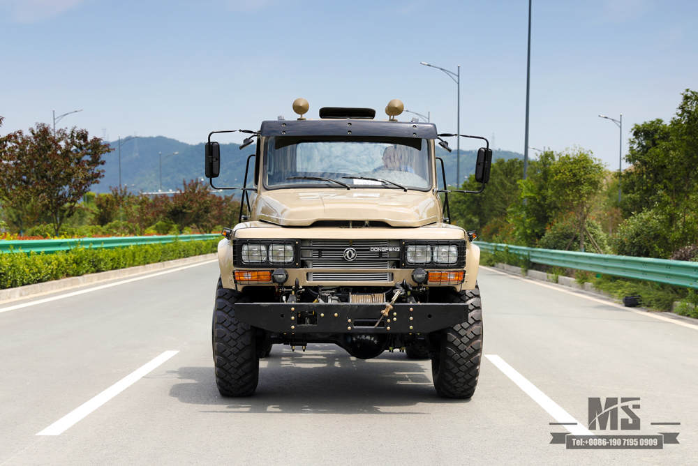 4×4尖头越野卡车底盘_四轮驱动东风190马力240驾驶室长头底盘_出口特价整车 底盘定制制造商